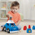 Mega Bloks First Builders Peter Police Car with Big Building Blocks