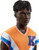 Barbie Ken Fashionistas Doll 203 Twisted Black Hair with Orange Athletic Jersey