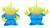 Disney Pixar Toy Story Two Aliens Figures