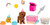 Barbie Puppy Party Playset with 2 Puppies DAMAGED PACKAGING