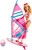 Barbie Let's Go Windsurf! Doll and Windsurfer Set DAMAGED PACKAGING
