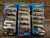 Hot Wheels Cars 5-Pack Bundle 3-Themed Sets DAMAGED PACKAGING