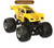 Hot Wheels Monster Trucks Max-D Vehicle Gold 1:24 Scale DAMAGED PACKAGING
