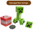 Minecraft Comic Maker Creeper Action Figure DAMAGED PACKAGING
