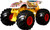 Hot Wheels Monster Trucks Twin Mill 1:24 Scale