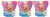 Barbie Color Reveal Pets with Fluorescent Neon Tie-Dye Series (Bundle of 3)