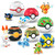 MEGA Pokémon Poke Ball Figures Building Bundle of 6 Series 17