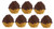 Minecraft Mini Mode Spawn Egg Blind Pack Complete Bundle of 7 HXT64-956J