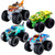 Hot Wheels Monster Trucks Roarin' Wreckers 4-Pack Bundle HDX60-956K