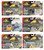 Matchbox Jurassic World Rebirth Dinosaur & Capture Vehicle Pack Bundle of 6