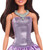 Barbie Fashionistas Doll #234  Sequined Purple Bubble Dress