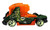 Hot Wheels Haul-O-Gram Green and Orange Halloween Car
