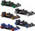 Hot Wheels Formula 1 Bundle of F1 2024 & 2025 Teams 5 Packs and Scuderia Ferrari HP Short Card