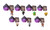 Minecraft Mini Mode Spawn Egg Complete Bundle of 7 HKT64-956K