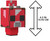 Minecraft Flippin' Figs 2-in-1 Figure Mooshroom & Cow and Panda & Cake