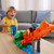 Hot Wheels Monster Trucks 1:64 Scale Mega-Wrex Crash Challenge Crocodile Playset