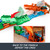 Hot Wheels Monster Trucks 1:64 Scale Mega-Wrex Crash Challenge Crocodile Playset