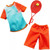 Barbie and Ken Matching Tennis Fashion Outfits and Racquets Bundle of 2