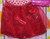 Barbie Doll Fashion Outfit with Red Hearts Tulle Skirt and Pink Handbag
