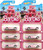 Hot Wheels 2023 Barbie The Movie 1956 Corvette Diecast Vehicle Bundle of 6
