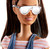 Barbie Fashionistas Doll Original Body Type Wearing Overall Dress