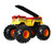 Hot Wheels Monster Trucks 5 Alarm 1:24 Scale Oversized Yellow Red