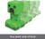 Minecraft Legends Action Figure 2 Pack Creeper vs Piglin Bruiser Set