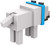 Minecraft Wolf Action Figure 3.25" with Build a Portal Piece & Accessory