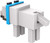 Minecraft Wolf Action Figure 3.25" with Build a Portal Piece & Accessory