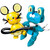 Mega Construx Pokemon Buildable Dedenne Vs. Froakie Figures