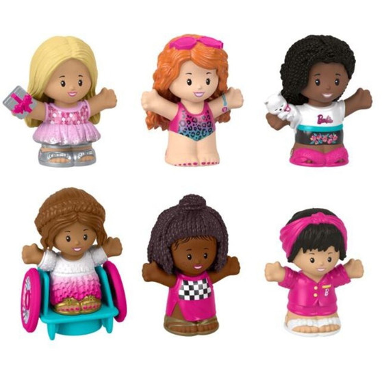 Fisher-Price Little People Barbie Figure, 6 Piece Pack
