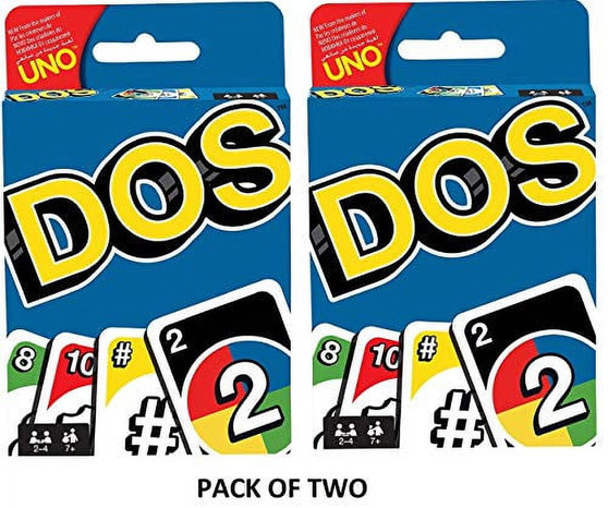 Mattel Dos Card Game Pack of Two