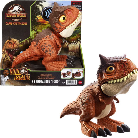 Jurassic World Camp Cretaceous Chompin’ Carnotaurus Toro Dinosaur Action Figure
