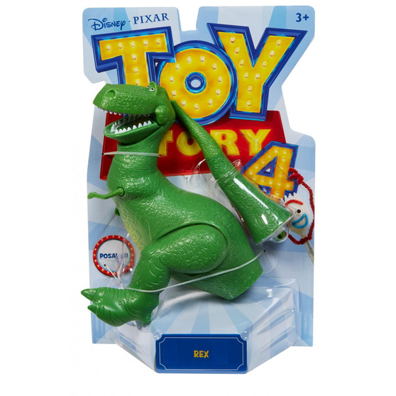 Disney Pixar Toy Story Rex Figure with Movie-Inspired Details