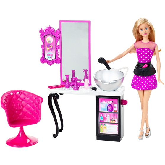 Barbie Malibu Ave Salon with Doll