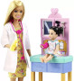 Barbie Careers Pediatrician Playset with Blonde Fashion Doll