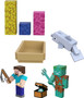 Minecraft Dolphin's Treasure Adventure Pack with 3 Action Figures & Accessories, 3.25-in Scale
