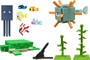 Minecraft Aquatic Defenders Playset (8 Figures)