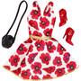 Barbie Seasonal Fashion Pack- Red & White Dress