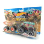Hot Wheels Monster Trucks 1:64 Scale Demolition Doubles, Carbonator XXL vs 1 Bad Scoop