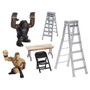 WWE Wrestling Rumblers Rampage Ladder Battle Playset