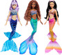 Disney Princess The Little Mermaid Ariel Sisters Doll Set with 3 Fashion Mermaid Dolls