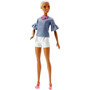 Barbie Fashionistas Doll, Original Body Type Wearing Chic Chambray Top
