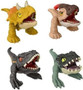 Jurassic World 2023 Wild Pop Ups Uncaged Set of 4 Figures (Triceratops, Indoraptor, Giganotosaurus, Parasaurolophus) from HJB51-956E Release