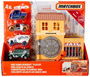 Matchbox Bank Robbery Playset - Bank Jail 4 Vehicles - MBX Rescue