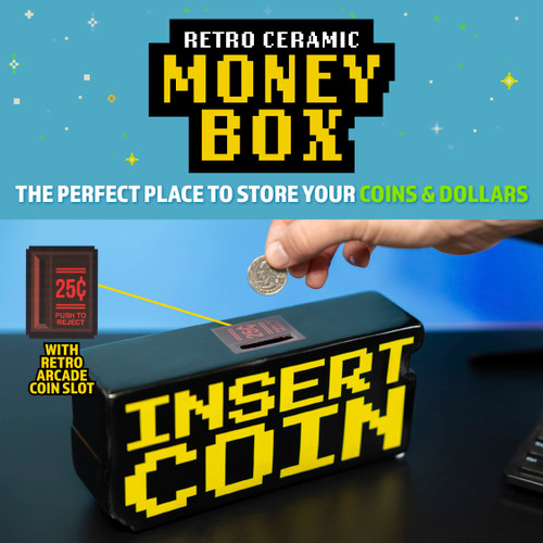Insert Coin Piggy Bank