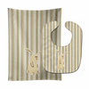 Animal Baby Bib & Burp Cloth - BB7082STBU
