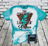 The thunder rolls bleached graphic T shirt