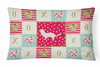 Animal Art Love Fabric Decorative Pillow - CK5299PW1216