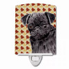 Fall Leaves Dog Art Portrait Ceramic Night Light - S000213B001695P103284V000